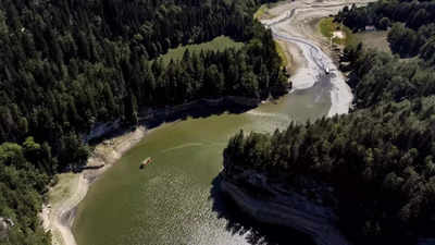 Tourist boats marooned, farm land parched as drought lowers Europe's rivers