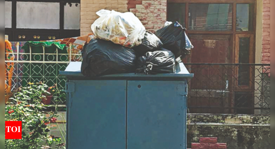 Sanitation Workers Litter Garbage To Protest Salary Delay Noida News