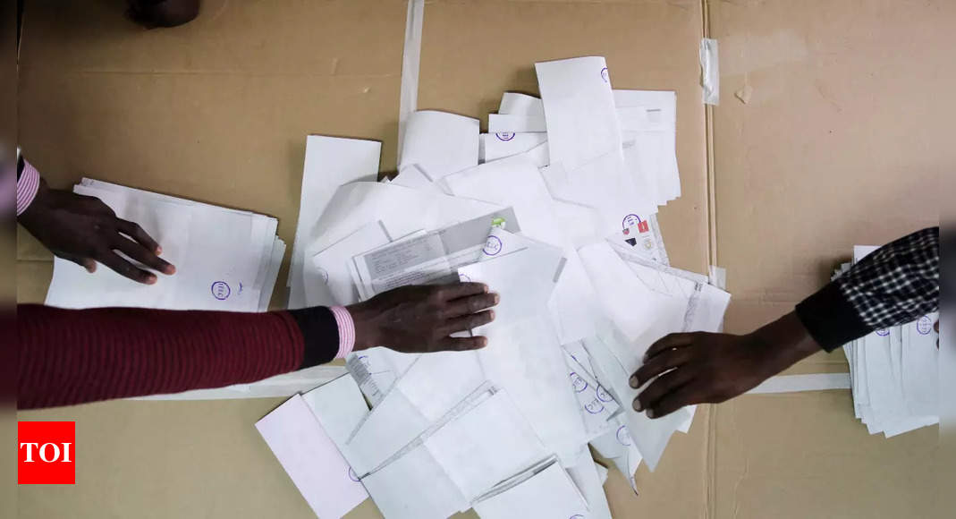 A tense Kenya awaits results of high-stakes vote – Times of India