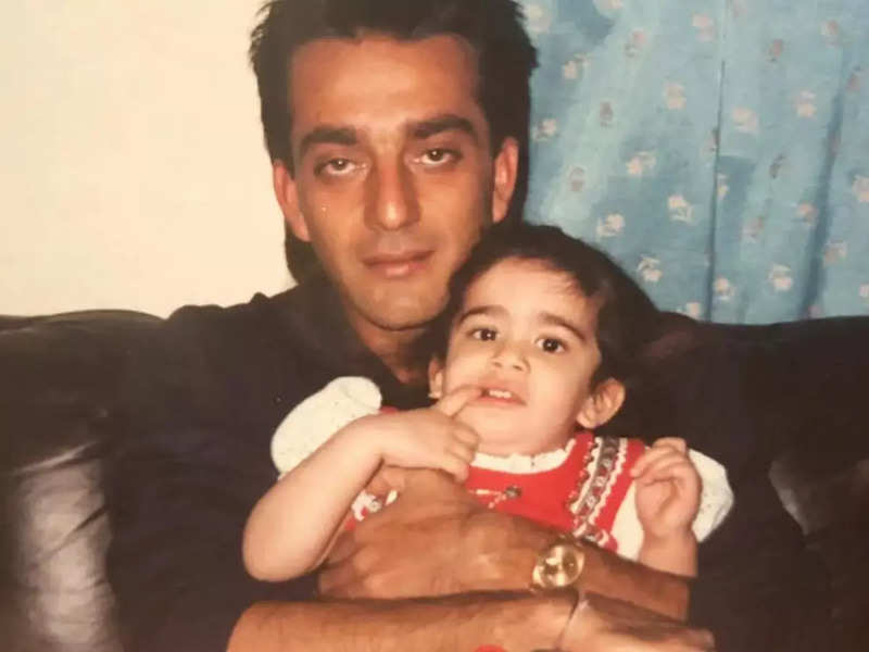Sanjay Dutt wishes daughter Trishala on her birthday with a priceless childhood memory