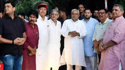 Nitish Kumar takes oath as Bihar CM, Tejashwi Yadav as his deputy