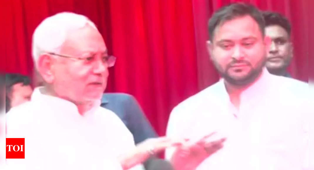 Sworn in as CM for eighth time, Nitish Kumar tells BJP to ‘worry’ about 2024 Lok Sabha polls | India News – Times of India
