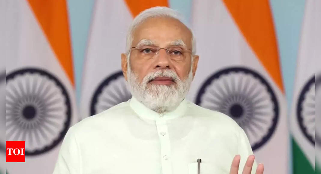 Black magic won’t help win trust of people: PM Modi’s dig at Cong’s ‘black protest’ | India News – Times of India