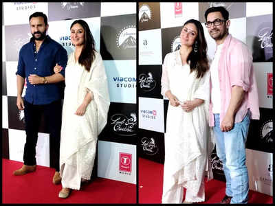 Aamir Khan, Kareena Kapoor Khan, Saif Ali Khan and others attend the special screening of 'Laal Singh Chaddha'