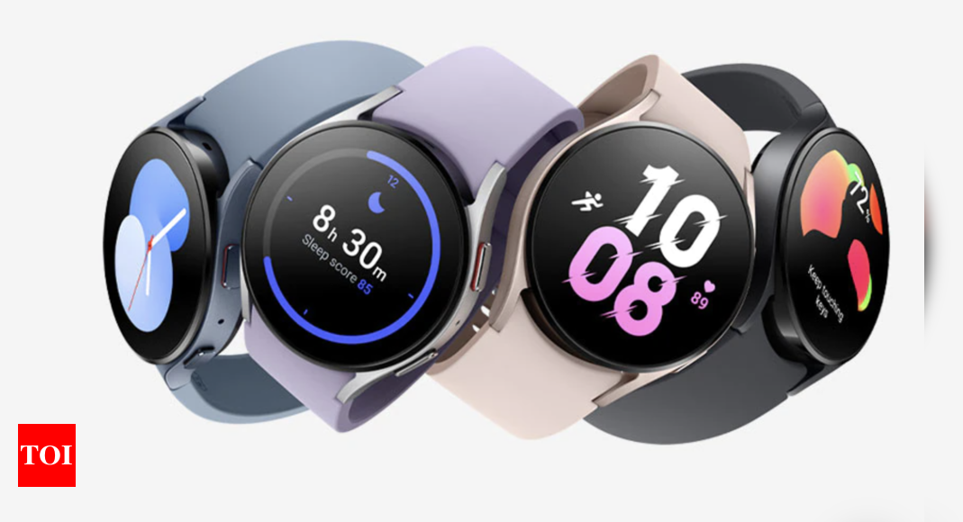 Samsung Galaxy Watch 5, Watch 5 Pro with advanced sleep tracking, IR temperature sensor, GPS route and improved battery life launched – Times of India