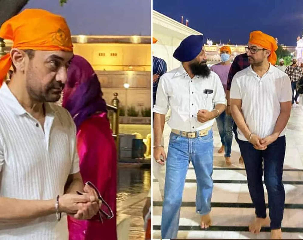 
Amid 'Boycott Laal Singh Chaddha' trend, Aamir Khan and Mona Singh visit Golden Temple to seek blessings
