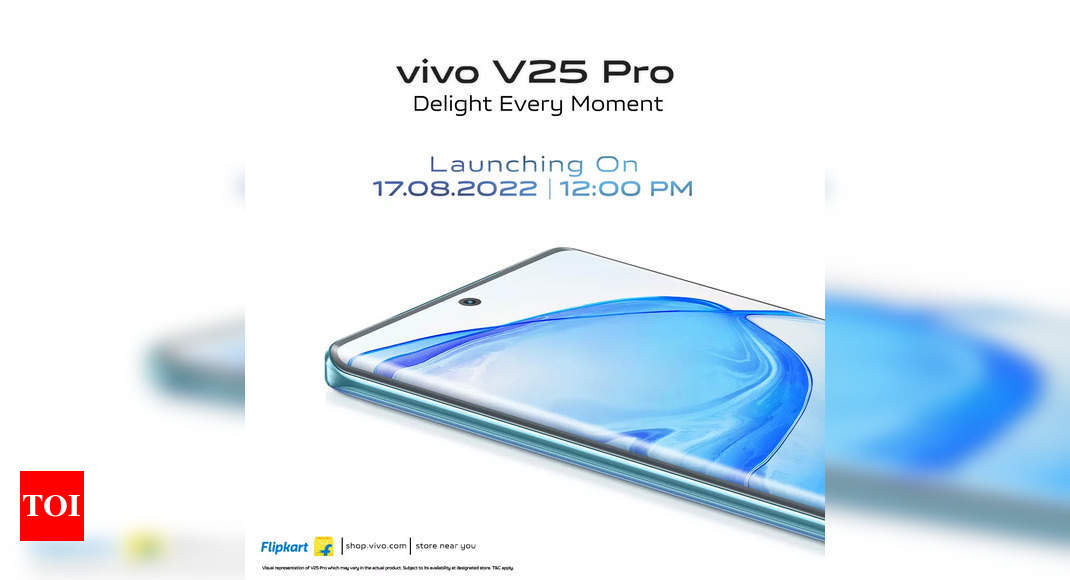 Vivo V25 Pro to launch in India on August 17 – Times of India