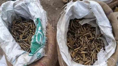 Assam: Huge quantity of blank cartridges, live ammunition recovered from scrap godown in Tinsukia