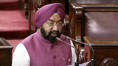 AAP Rajya Sabha MP Vikramjit Singh Sahney raises issue of Punjab’s groundwater