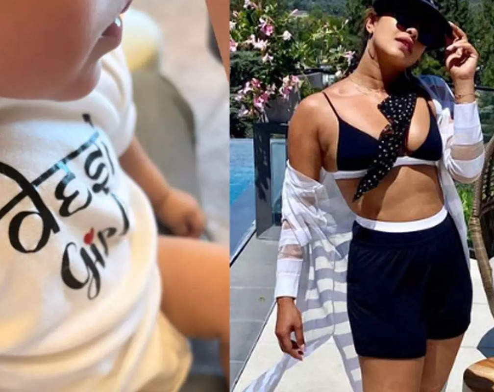 
Mommy Priyanka Chopra gives away the ‘Desi Girl’ title to her daughter Malti; Check out this cute photo
