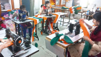 Tamil Nadu: Amid sea of machine-made flags, these girls are working to help the freedom fabric fly high