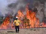 Wildfires rip through France amid new heat wave; see pics