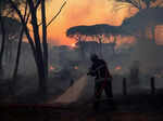 Wildfires rip through France amid new heat wave; see pics