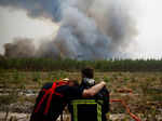 Wildfires rip through France amid new heat wave; see pics