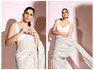 Sai Tamhankar looks all dreamy in a white saree; take a look