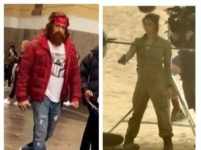 Leaked photos from sets of upcoming films