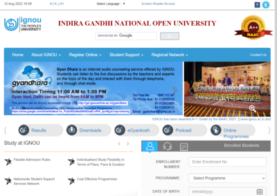 IGNOU 2022: IGNOU Re-Registration last date today for July Session, apply @ ignou.ac.in