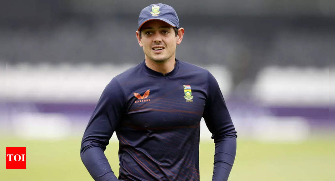 CSA T20 League: Quinton de Kock, Reece Topley sign for RPSG Durban | Cricket News – Times of India