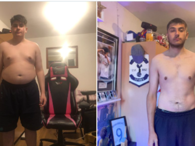 YouTuber loses 31 kilos in 2 years only by walking daily!
