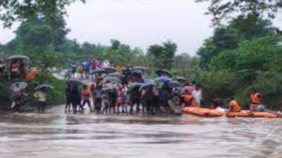 Nagpur: Flood hits Gadchiroli 2nd time in 15 days, major roads shut