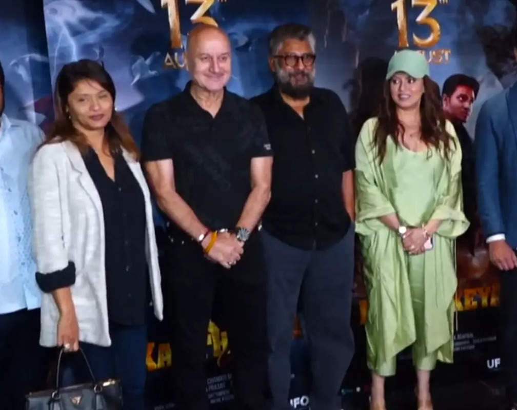 
Anupam Kher, Mahima Chaudhry, Vivek Agnihotri, Pallavi Joshi and others attend 'Karthikeya 2' screening
