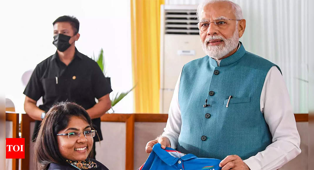‘Talking with PM Modi gives us motivation to do better’: Para Table Tennis star Bhavina Patel | More sports News – Times of India