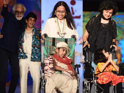 Specially-abed children rule the ramp