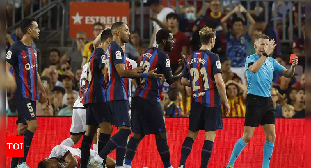 New-look Barcelona frustrated by Rayo Vallecano in season opener | Football News – Times of India