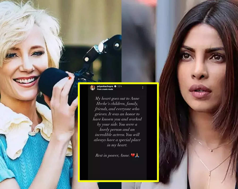 
Priyanka Chopra Jonas mourns 'Quantico' co-star Anne Heche's death in an accident: 'You will always have a special place in my heart'
