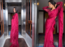 Khatron Ke Khiladi 12 Shivangi Joshi stuns in a red saree; Rubina Dilaik calls her “Sundari”