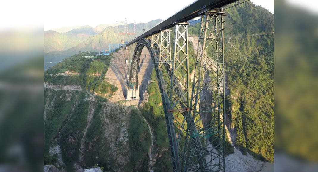 The Golden Joint of Kashmir’s Chenab Bridge inaugurated | Times of ...