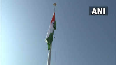J&K: 108-feet high flag installed by Army in Baramulla
