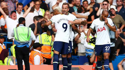 EPL: Kane salvages point for Tottenham Hotspur at Chelsea with last-gasp header