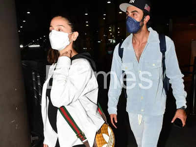 Parents-to-be Ranbir Kapoor and Alia Bhatt return home from their babymoon