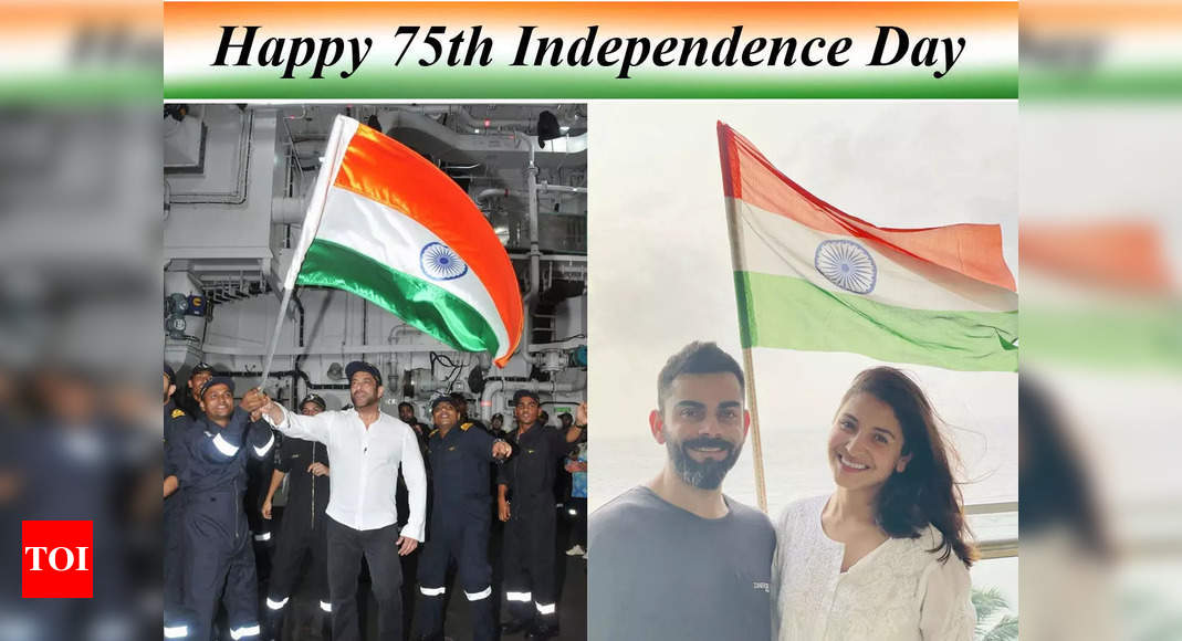 #HappyIndependenceDay: Salman Khan, Shah Rukh Khan, and other Bollywood celebrities paint social media with colours of freedom – Times of India ►
