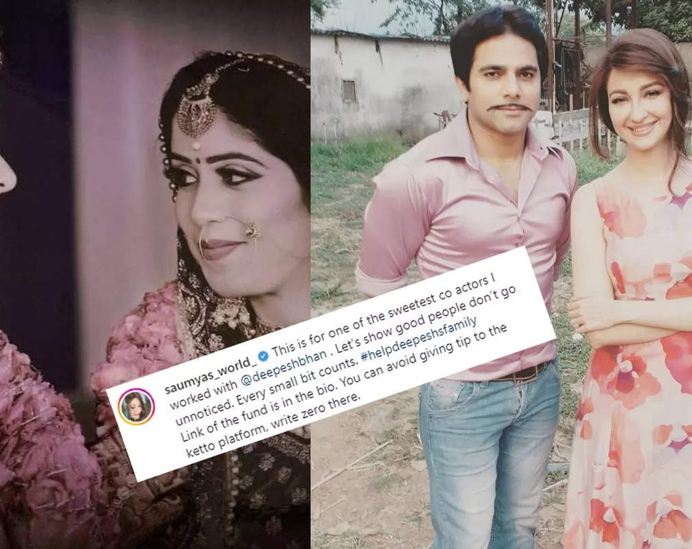 
Saumya Tandon urges fans to raise funds for late Deepesh Bhan’s family to repay loan worth Rs 50 lakh
