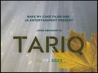 John Abraham announces his next film 'Tariq'