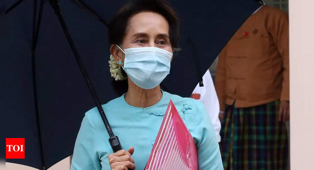 Myanmar court convicts Suu Kyi on more corruption charges – Times of India