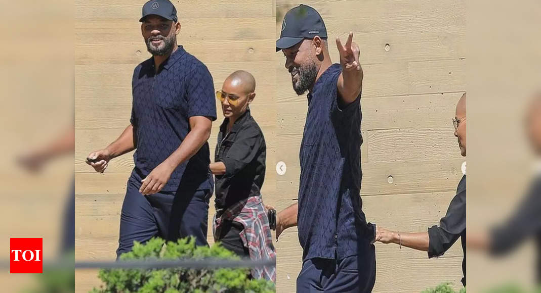 Will Smith gets clicked with wife Jada: Pics