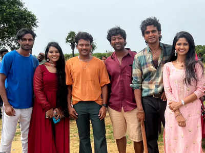 Ashok Selvan, Shanthnu Bhagyaraj, and Keerthi Pandian in Pa Ranjith's cricket-based film
