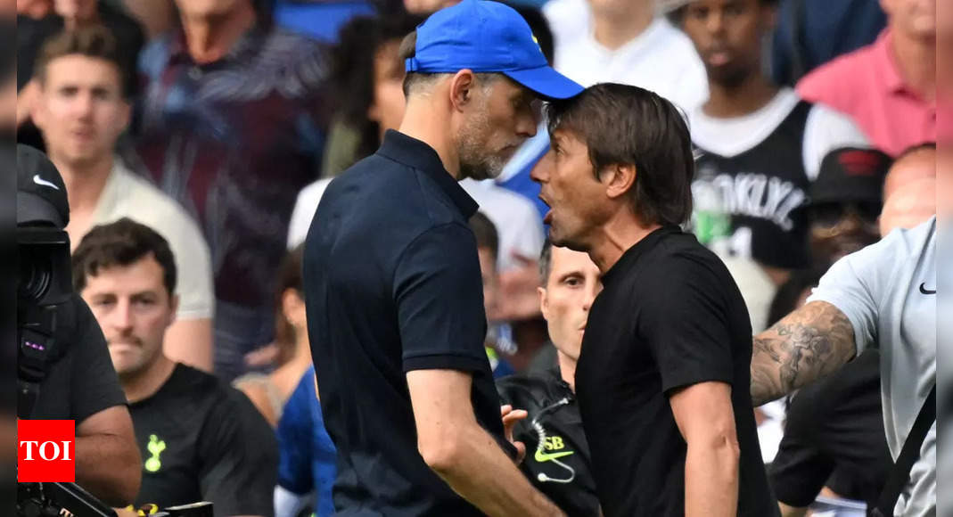 Conte and Tuchel charged with improper conduct after fiery London derby | Football News – Times of India