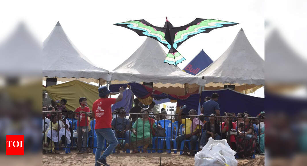Chennai witnesses its first kite festival Times of India