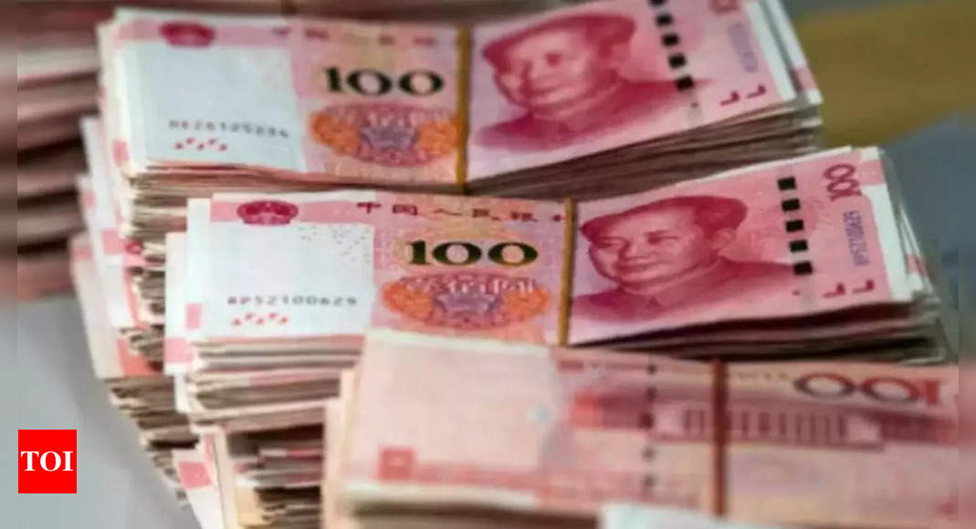 Yuan slides to a 3-month low as rate cuts fuel China growth worries – Times of India