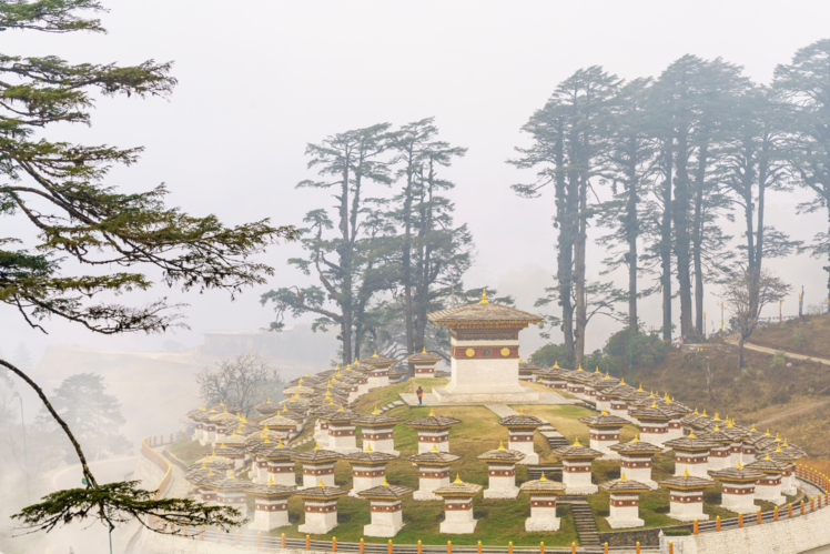 Visit Dochula Pass for a surreal experience