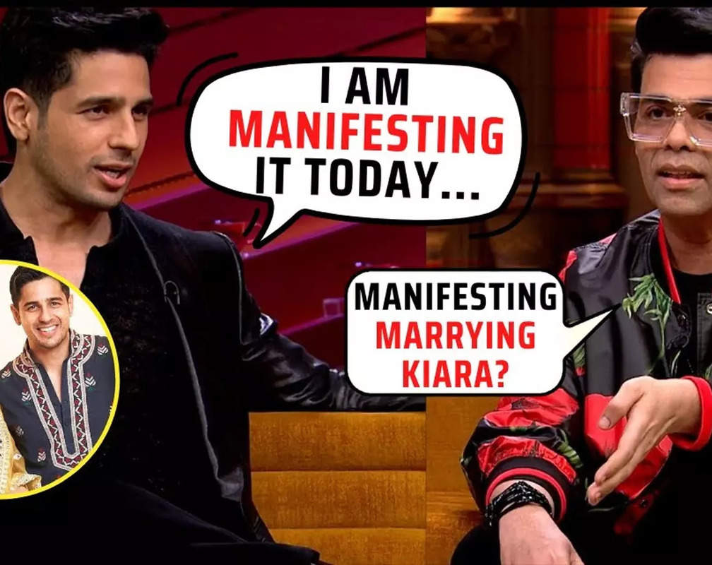 
'Koffee with Karan 7' promo: Did Sidharth Malhotra 'manifest' marrying Kiara Advani?
