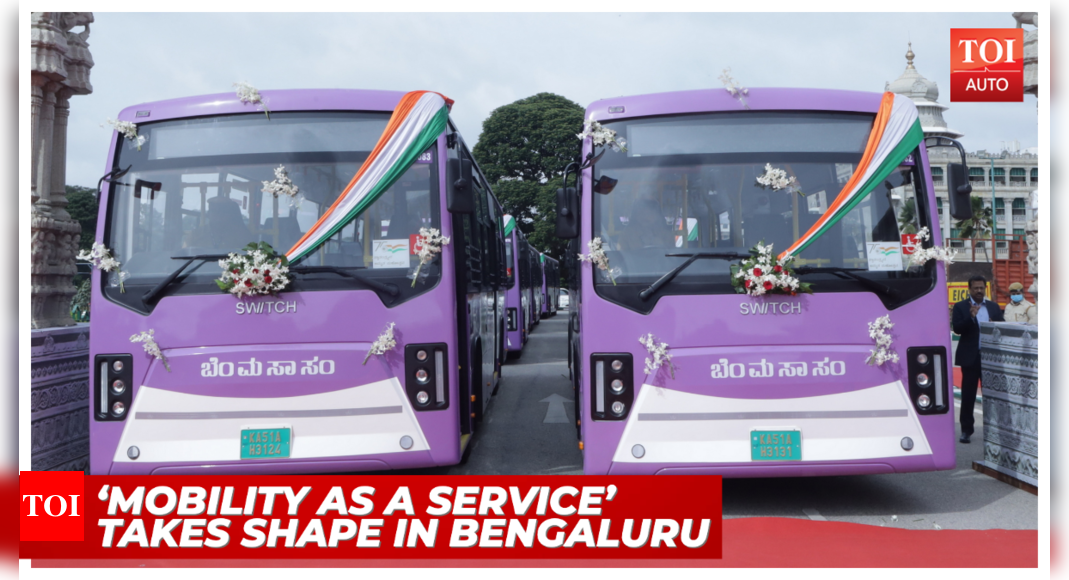 Switch Mobility's First 12 Electric Buses Flagged Off In Bengaluru: 75 ...