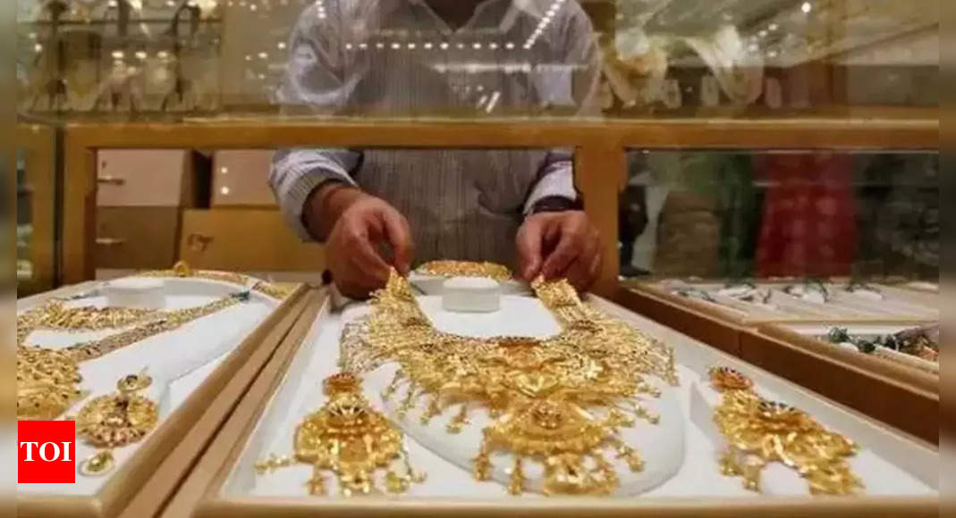 Gold jewellery demand likely to contract in second and third quarters of FY23: Report – Times of India