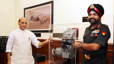 Rajnath hands over better assault boats, fighting vehicles, surveillance & other gear for troops in eastern Ladakh