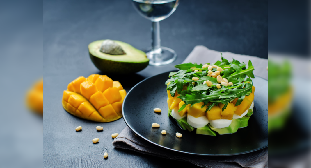 Mango Cheese and Avocado Salad Recipe - How to make Mango Cheese and Avocado Salad Recipe at Home - 