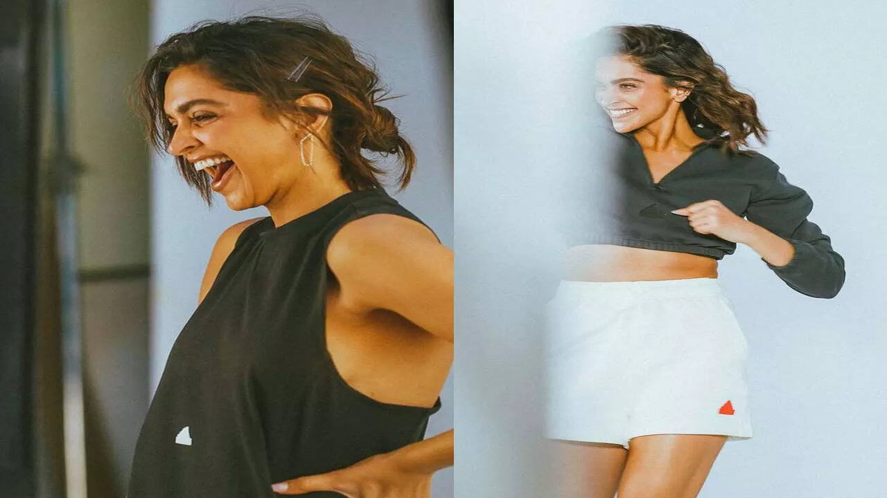 Deepika Padukone drops pictures showcasing a big happy smile as she reveals  her 'set life' | Hindi Movie News - Times of India